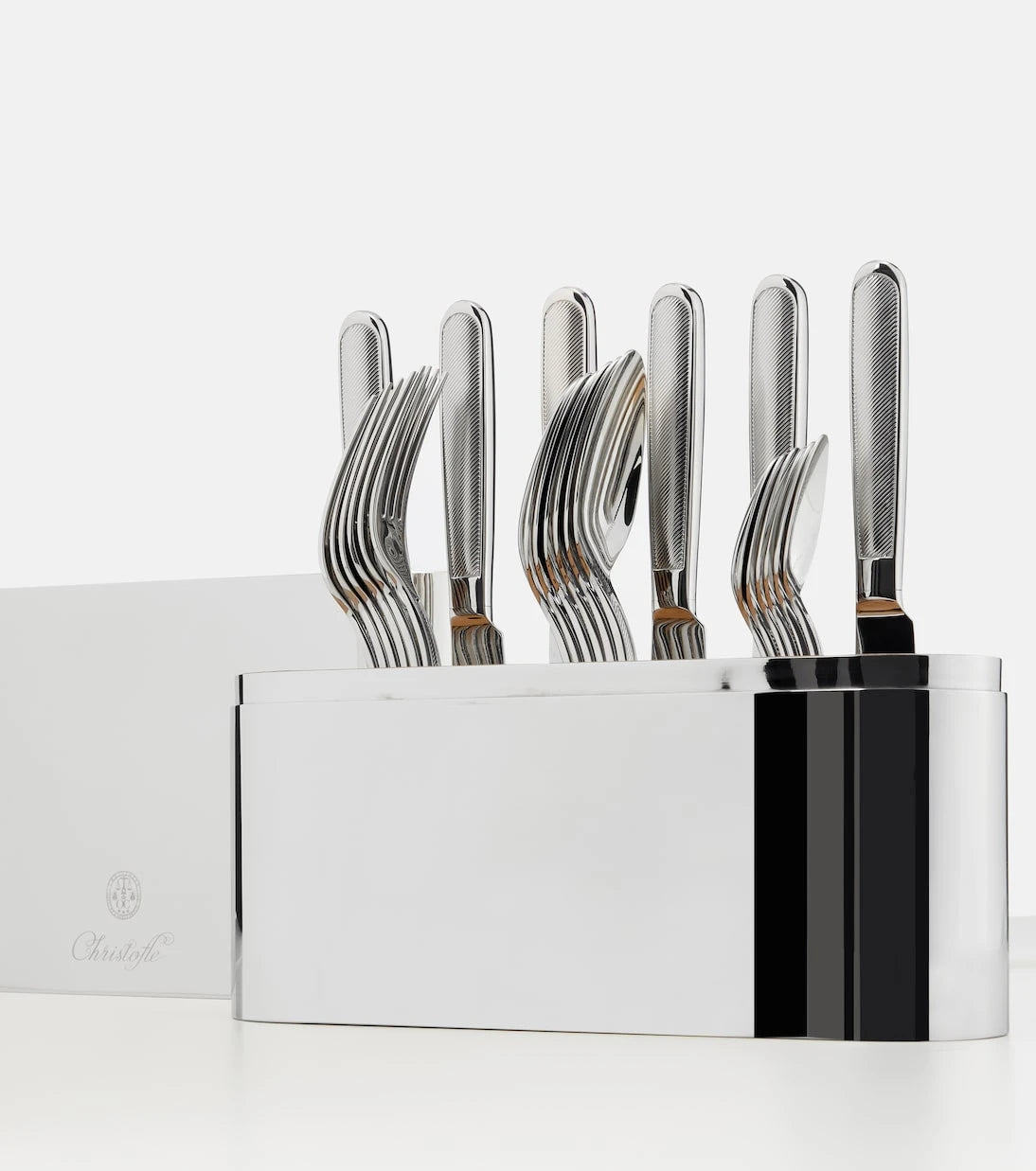 Christofle - Concorde stainless steel 24-piece cutlery set