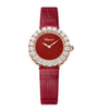 Rose Gold, Diamond and Carnelian L'Heure du Diamant Watch 26mm