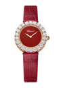 Rose Gold, Diamond and Carnelian L'Heure du Diamant Watch 26mm