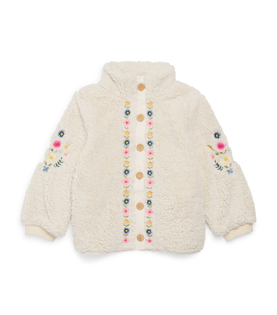 Sherpa Embroidered Rosinna Coat (4-12 Years)
