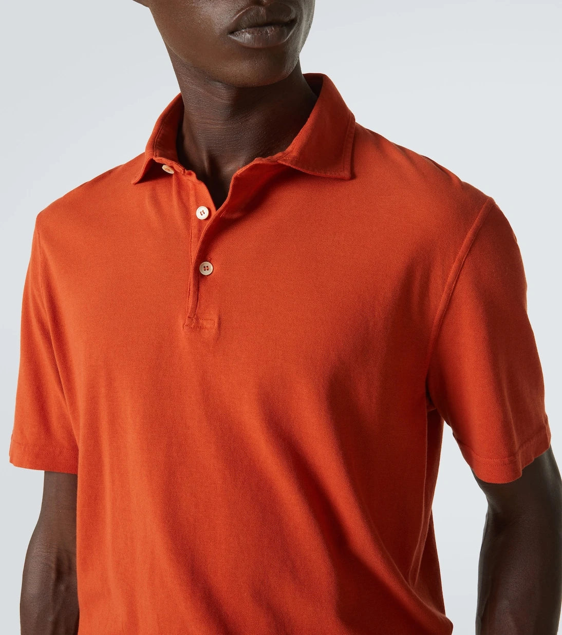 Fedeli - Piqué polo shirt