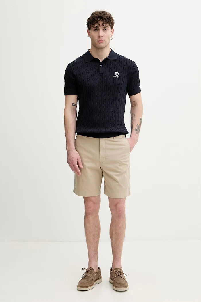 Tommy Hilfiger pamuklu erkek polo yaka tişört