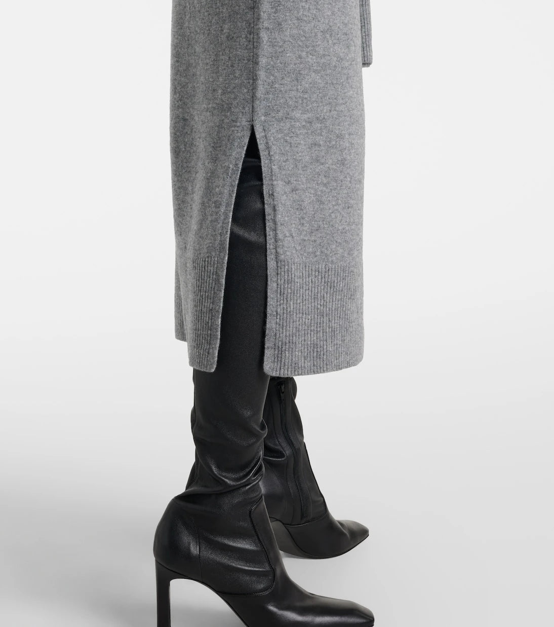 Veronica Beard - Salomez wool and cashmere wrap midi dress