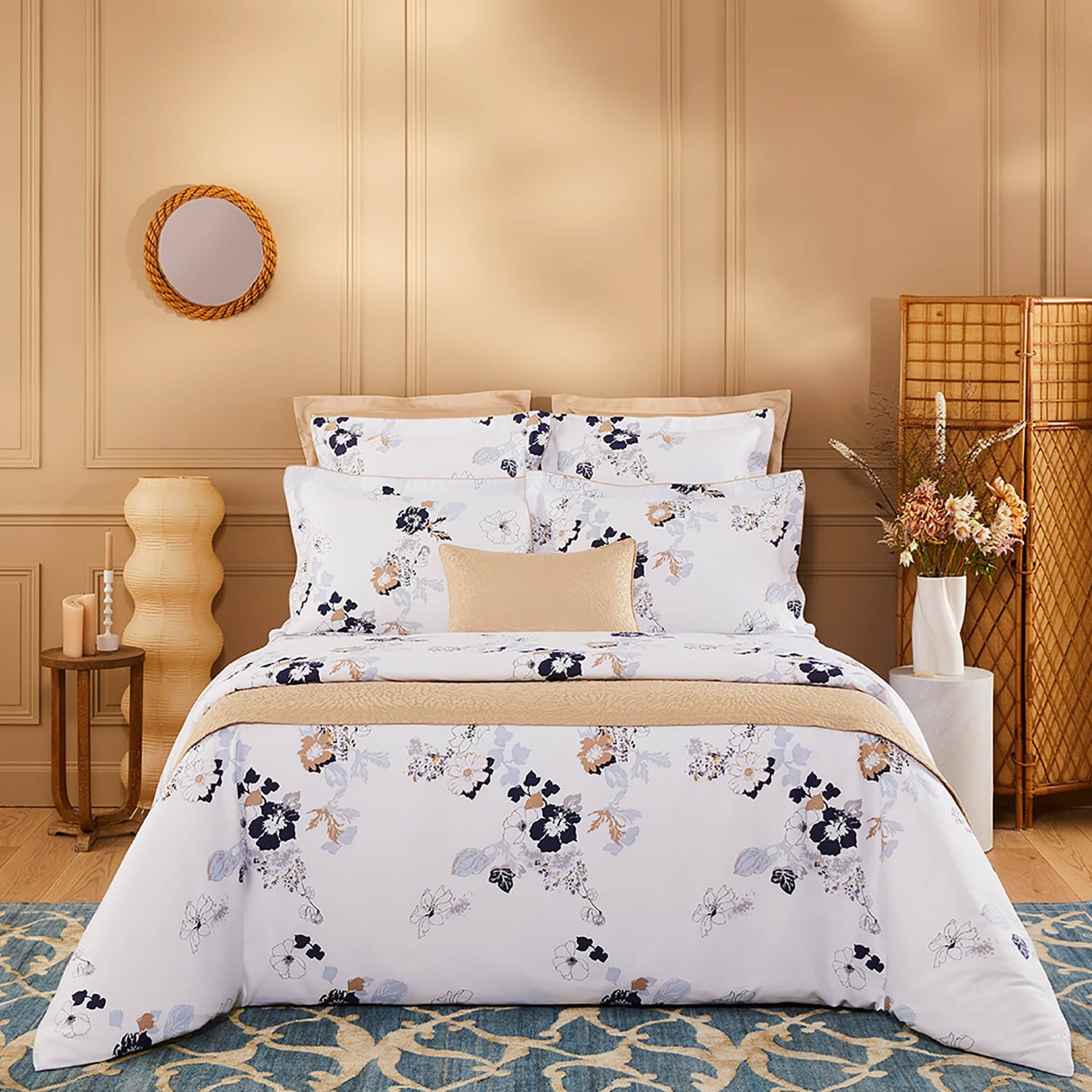 Organic Cotton Eclipses Square Oxford Pillowcase (65cm x 65cm)