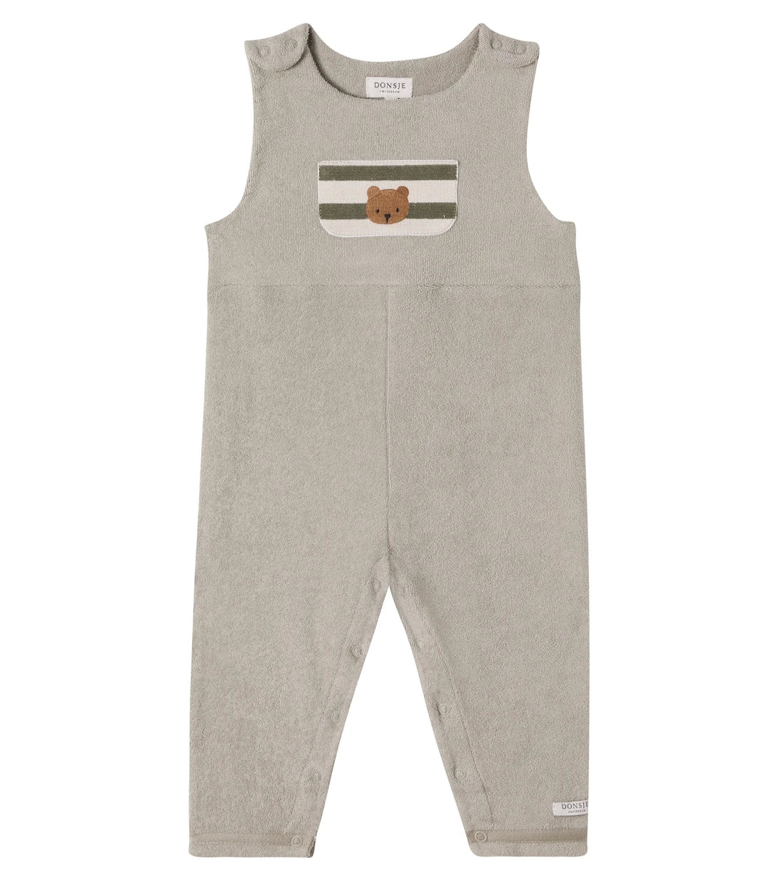 Donsje - Baby Twijsie embroidered cotton overalls