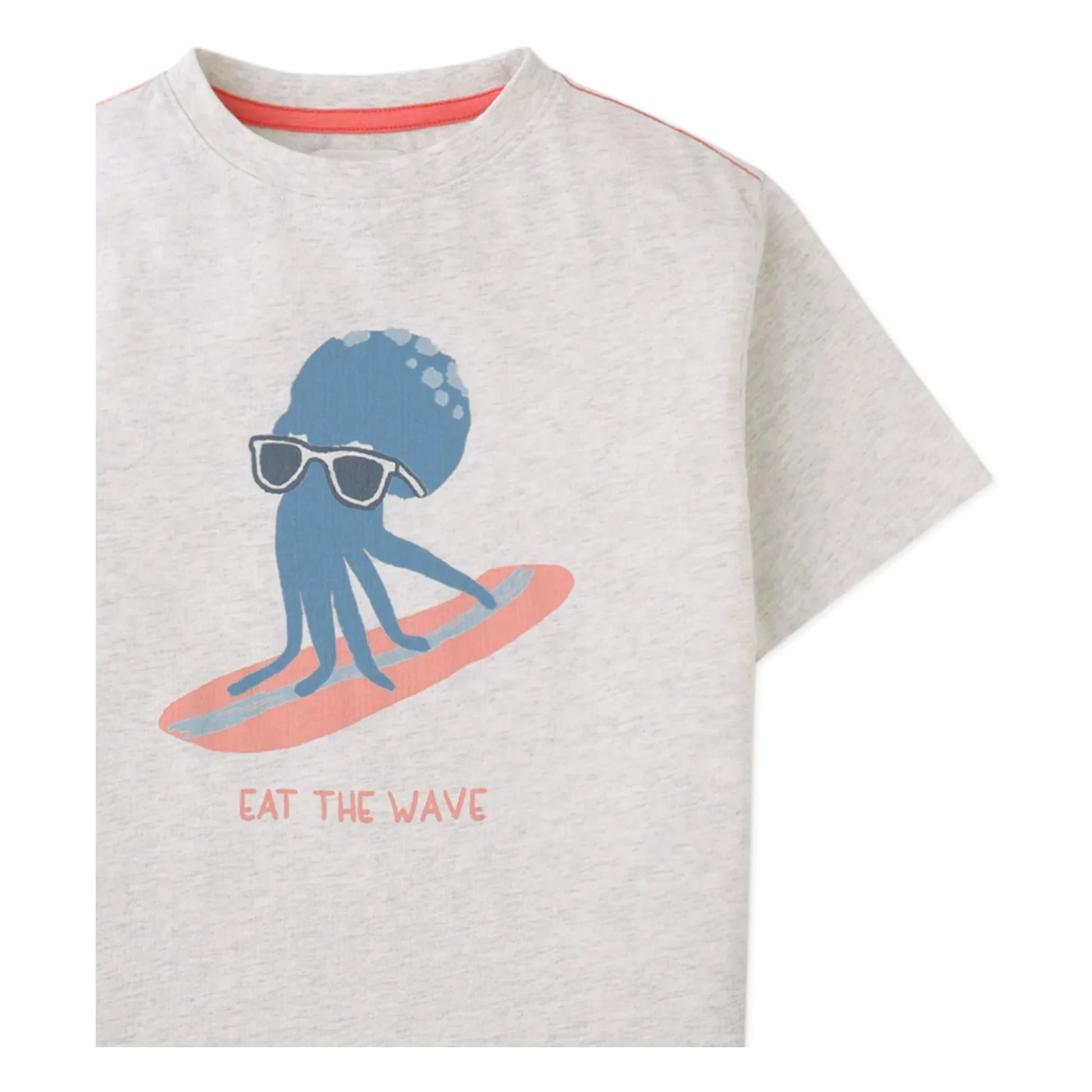 Gingersnaps - Oruo Octopus T-shirt | Heather grey