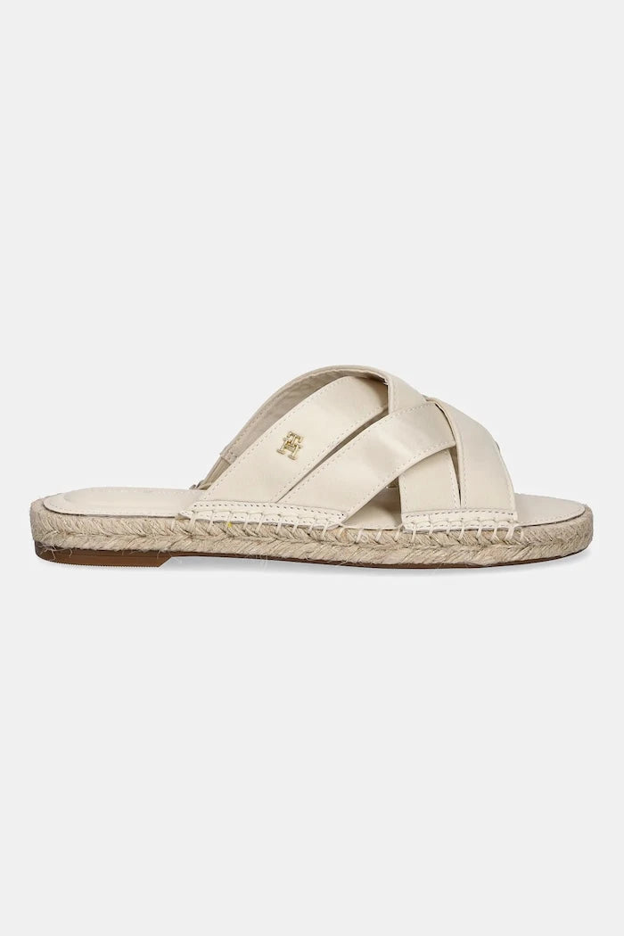 Tommy Hilfiger SATIN ESPADRILLE MULE Terlik