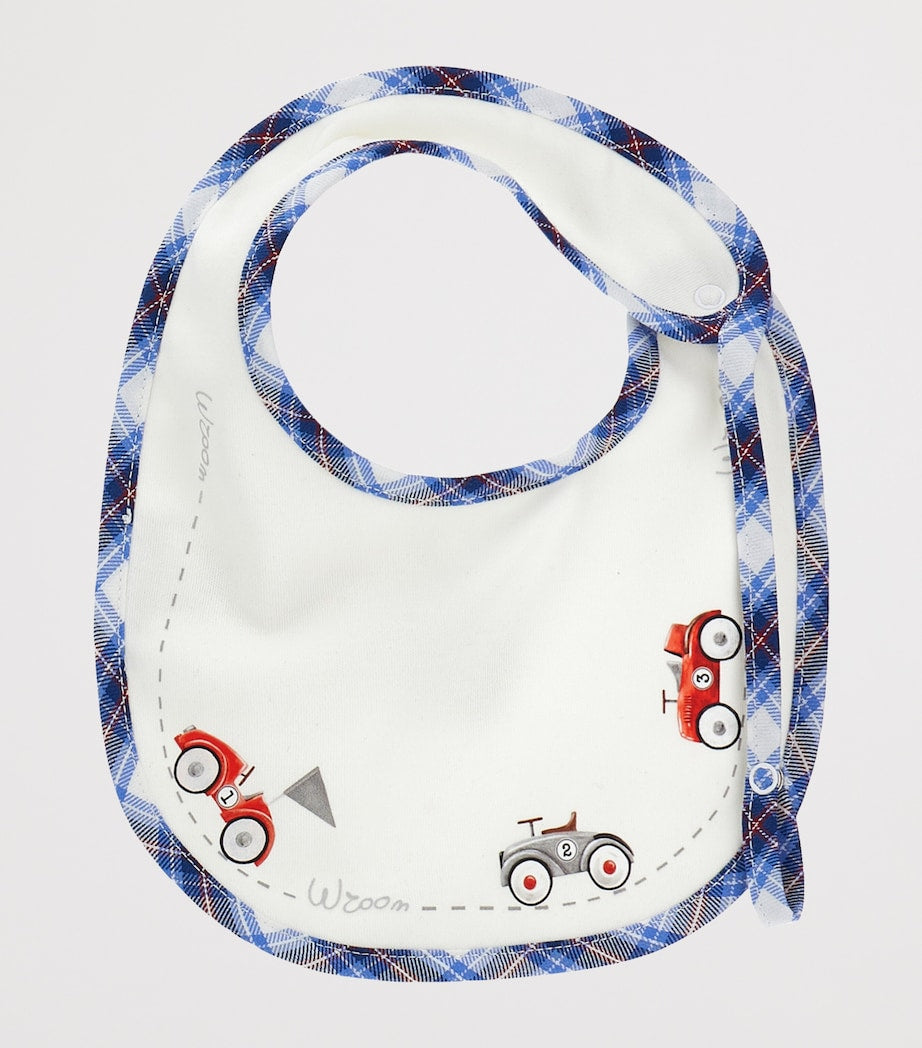 Racing Car All-In-One, Bib and Hat (1-9 Months)