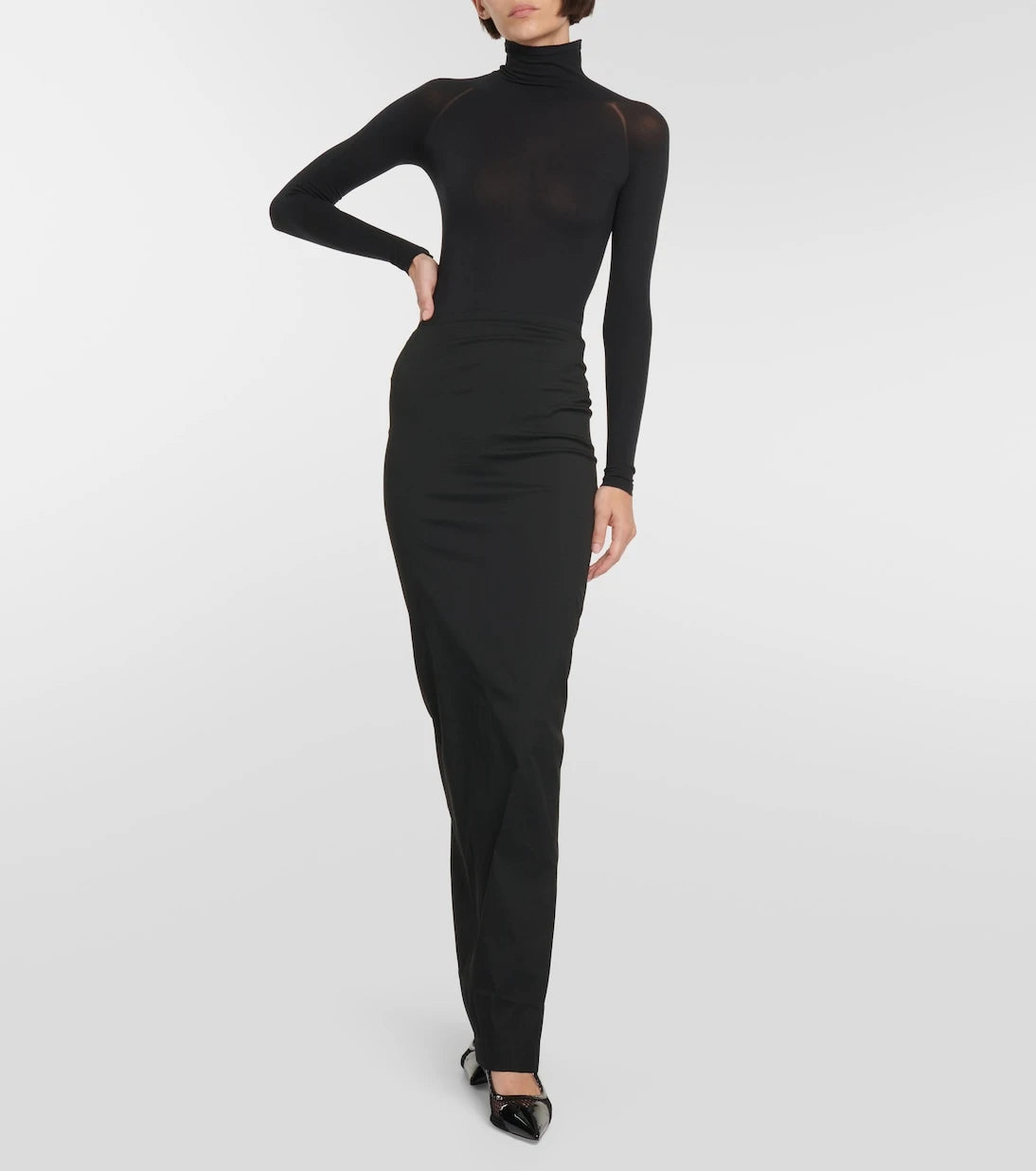 Alaïa - Knit maxi skirt