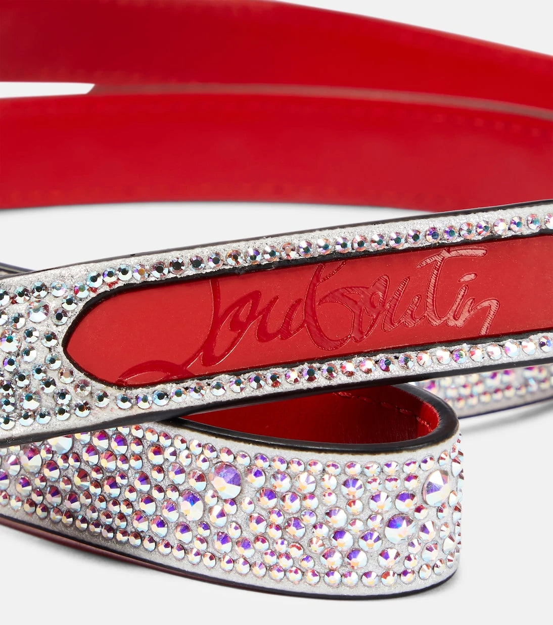 Christian Louboutin - Loubileash embellished suede dog leash