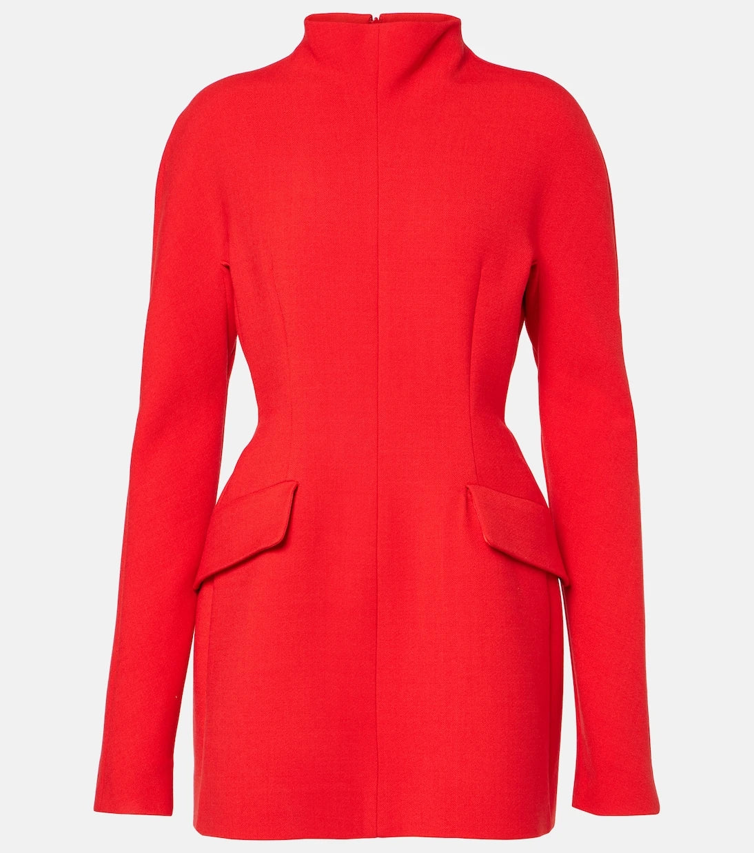 Sportmax - Terfrite wool-blend gabardine minidress