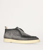 Officine Creative Suede Bones Ankle Boots