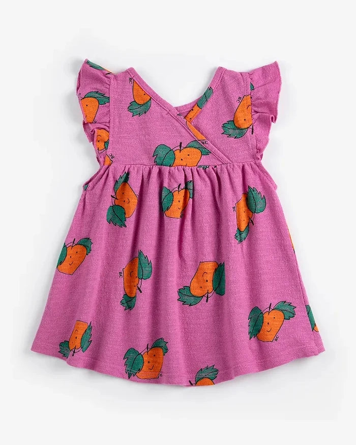 Bobo Choses Tangerine Bebek Pamuk Elbise