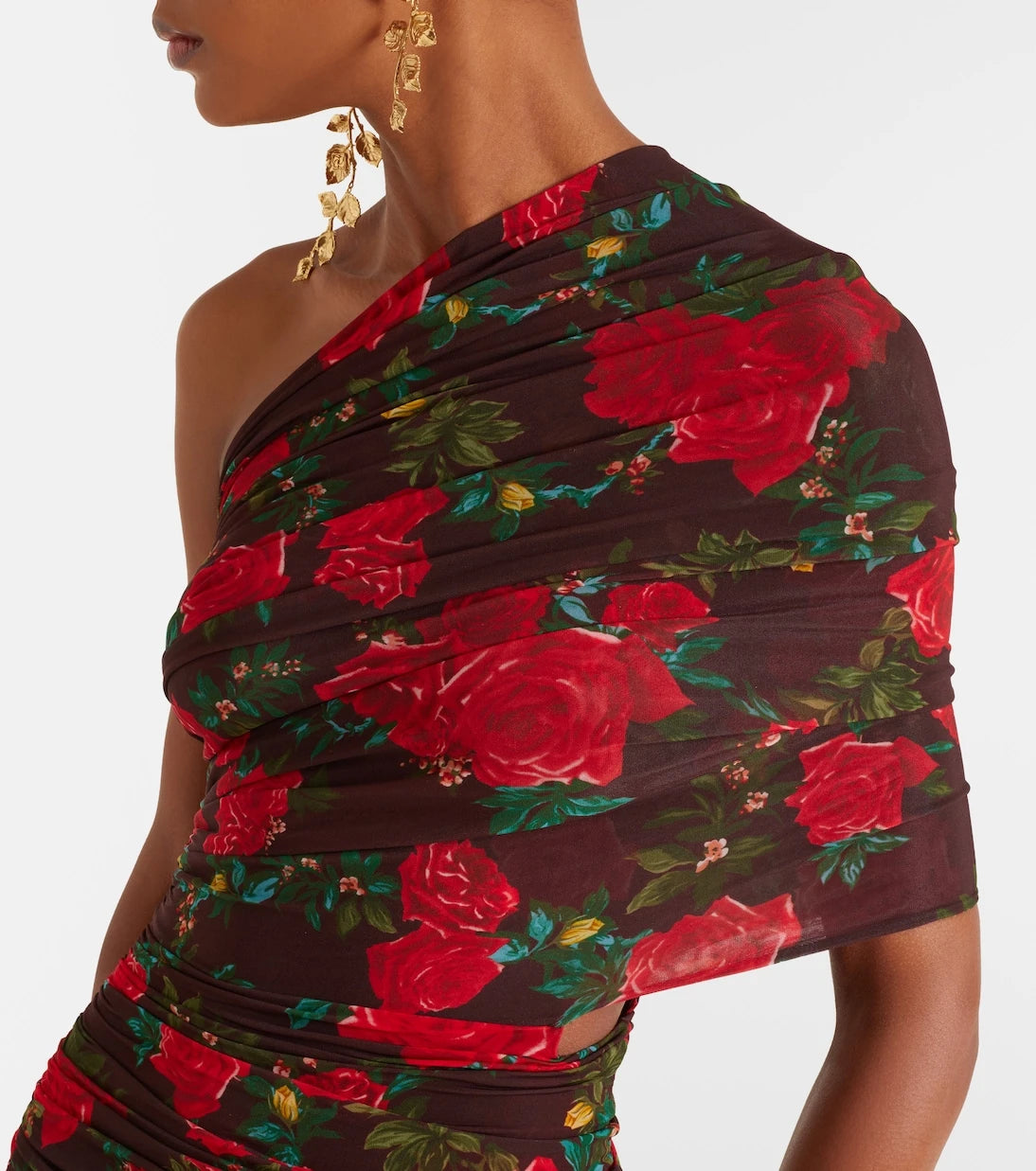 Magda Butrym - Floral ruched midi dress