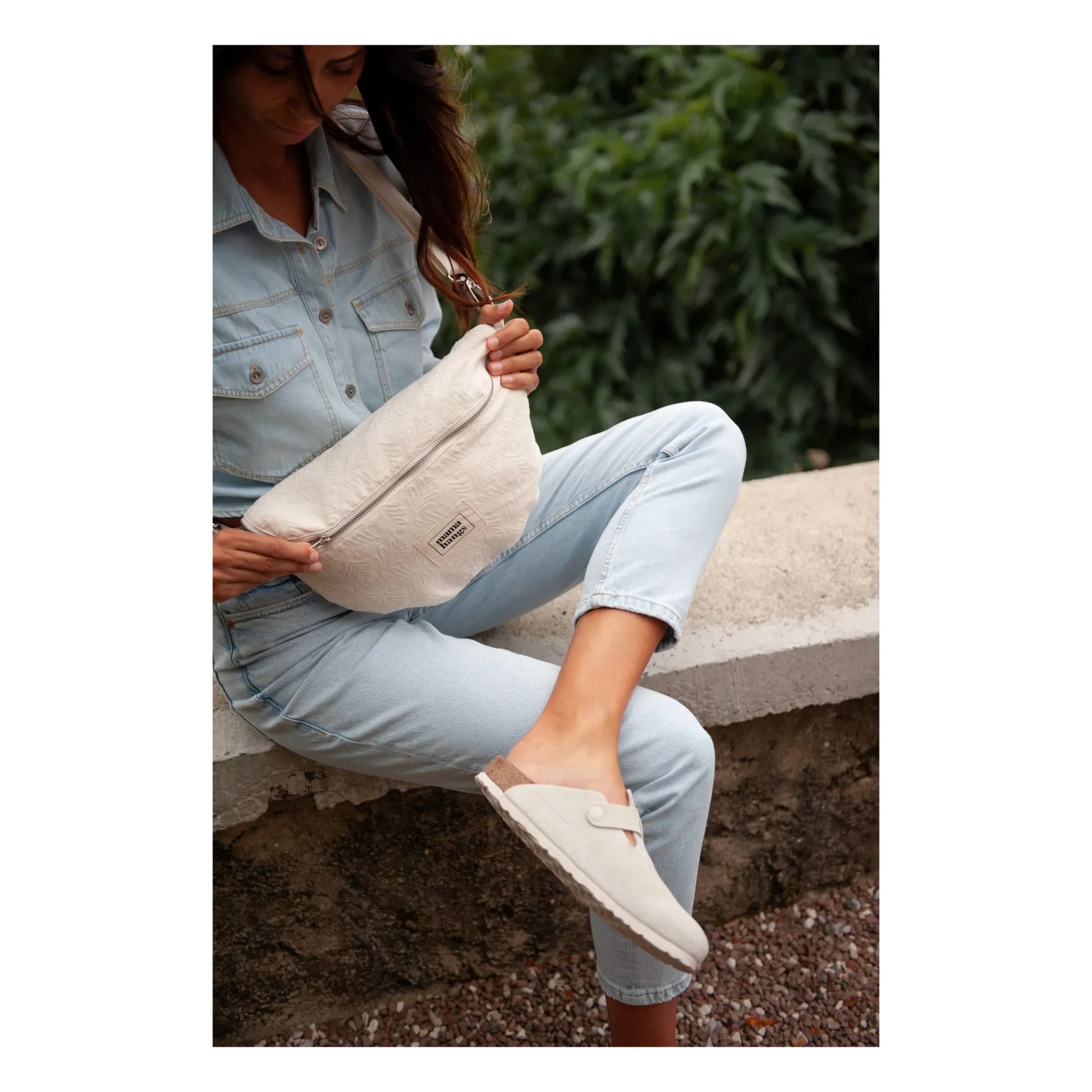 Mama Hangs - Bloom Bag multi-function banana | Ecru