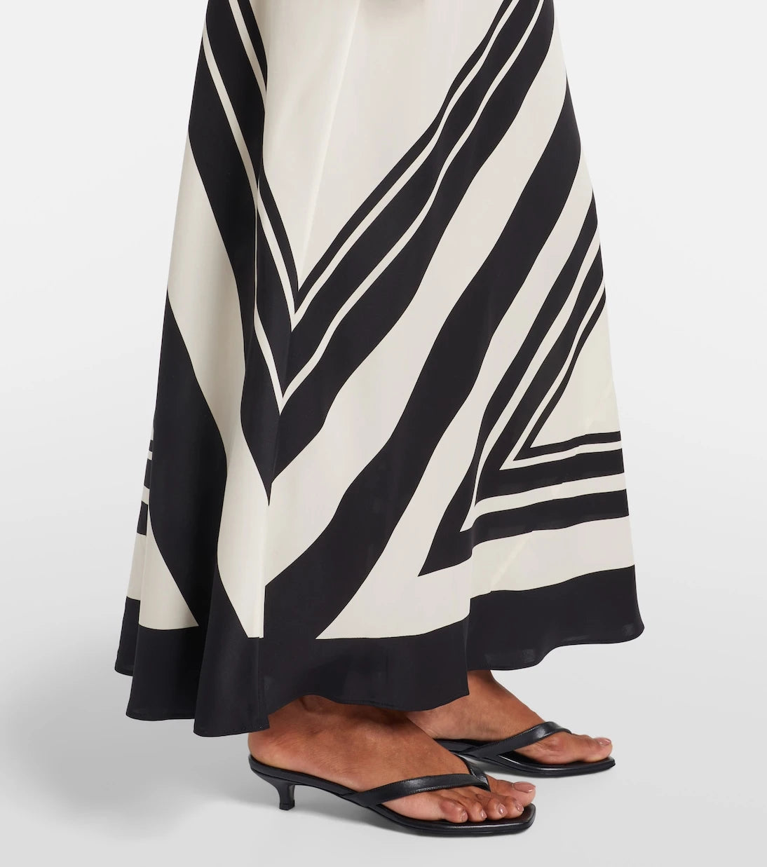 SIR - Pietra printed silk crêpe maxi dress