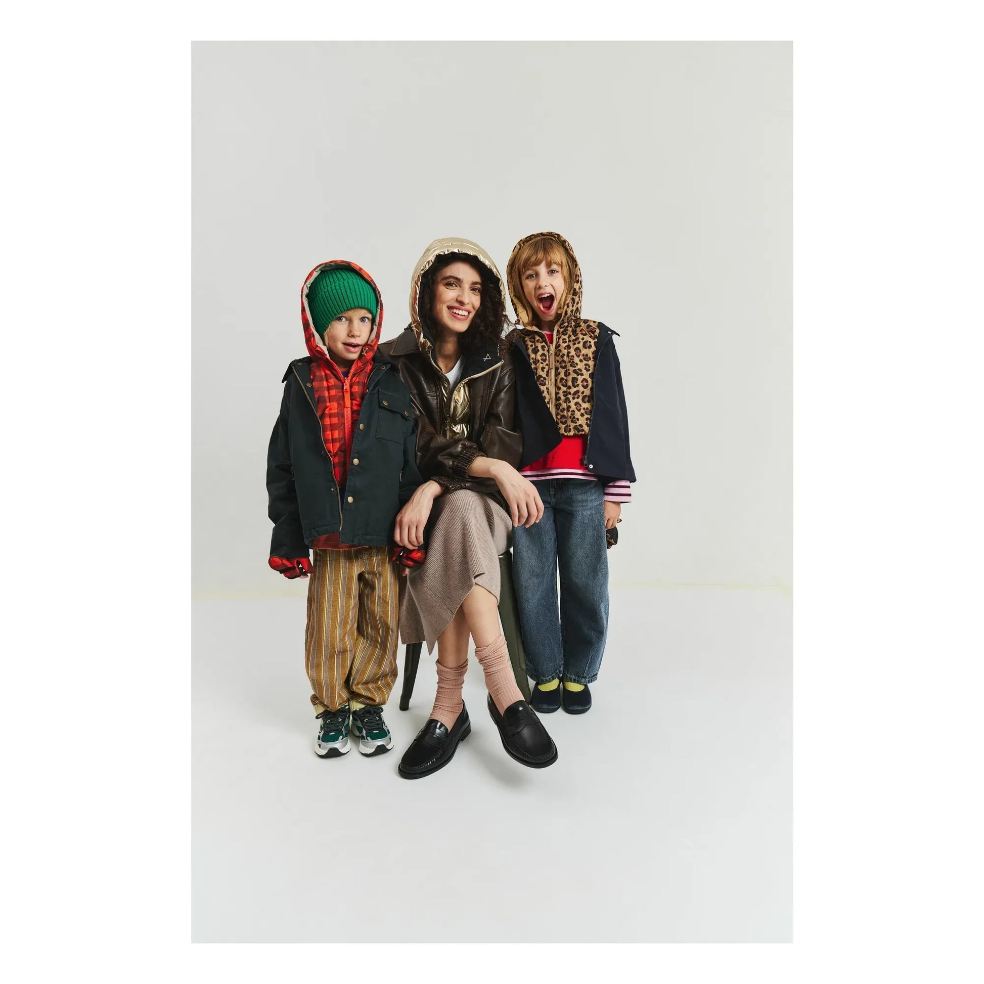Fudoon - Exclusivité Fudoon X Smallable - Reversible hooded down jacket | Gold