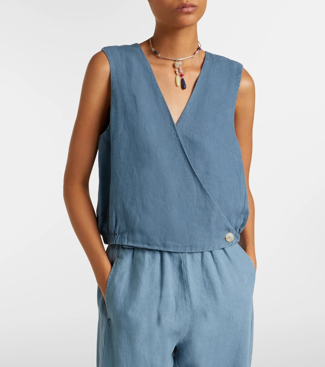 Velvet - Ollie linen top