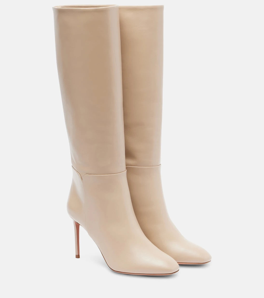 Aquazzura - Sellier 85 leather knee-high boots