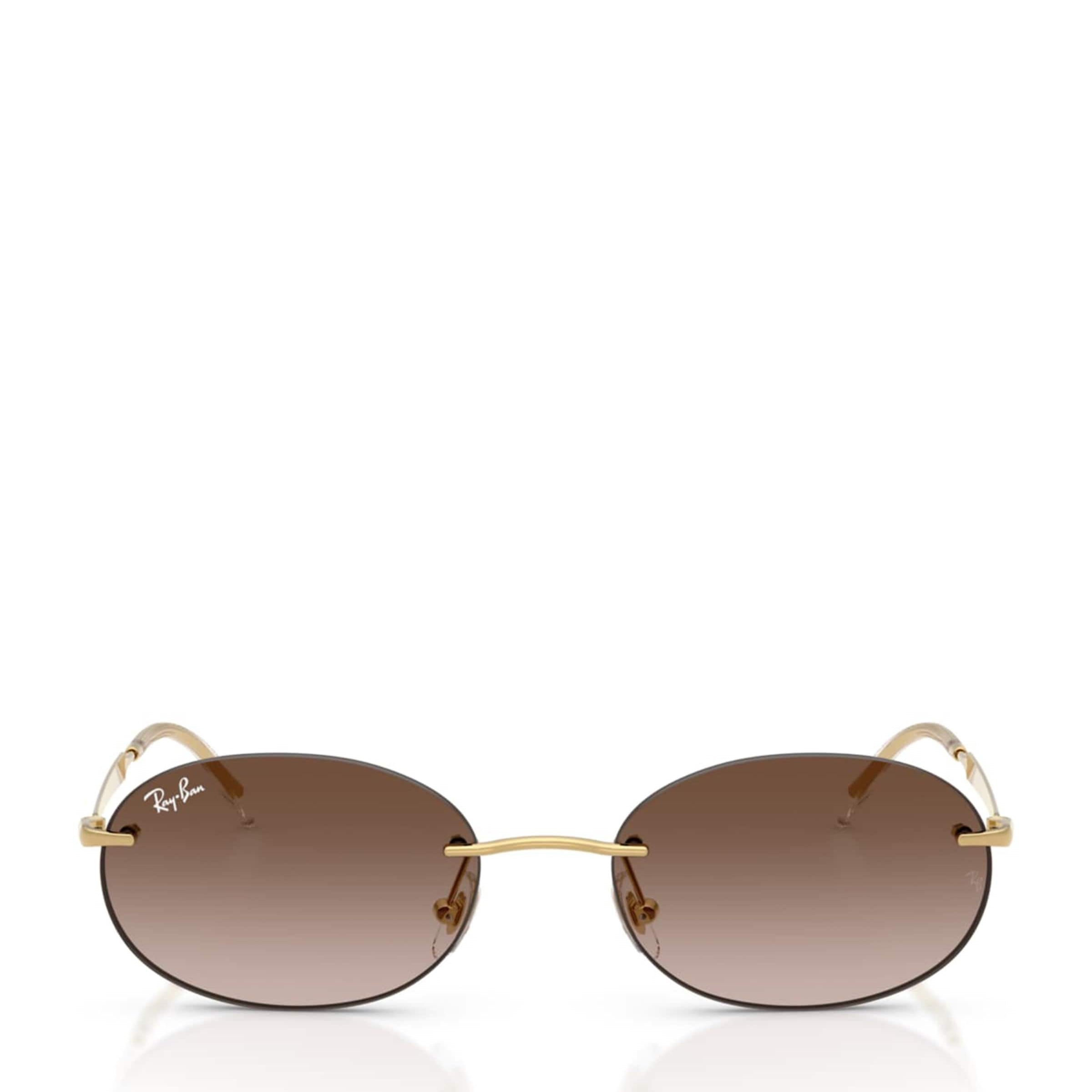 0RB3707 Metal Oval Sunglasses