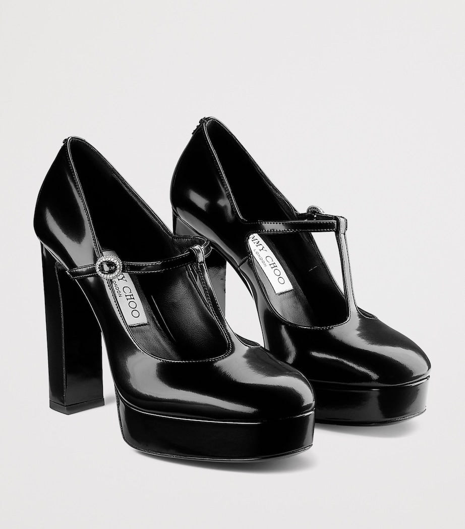 Marene 120 Leather Mary Jane Pumps