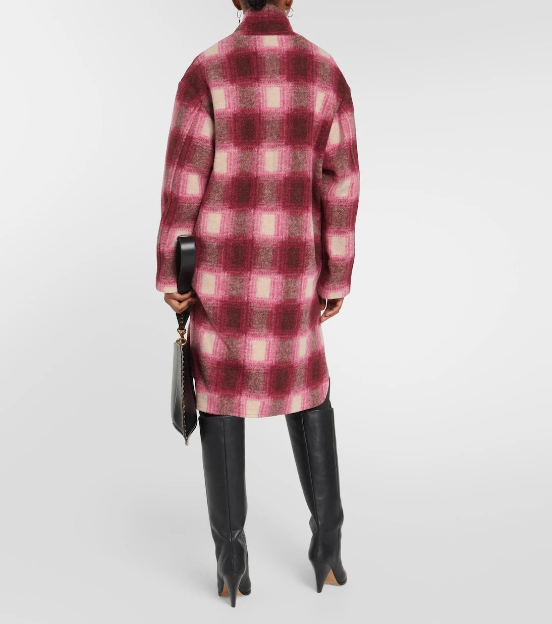 Marant Etoile - Gabriel checked wool-blend coat