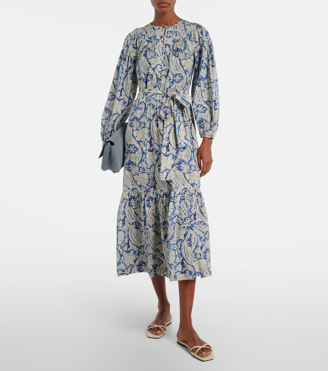 Ulla Johnson - Seraphina printed cotton-blend midi dress