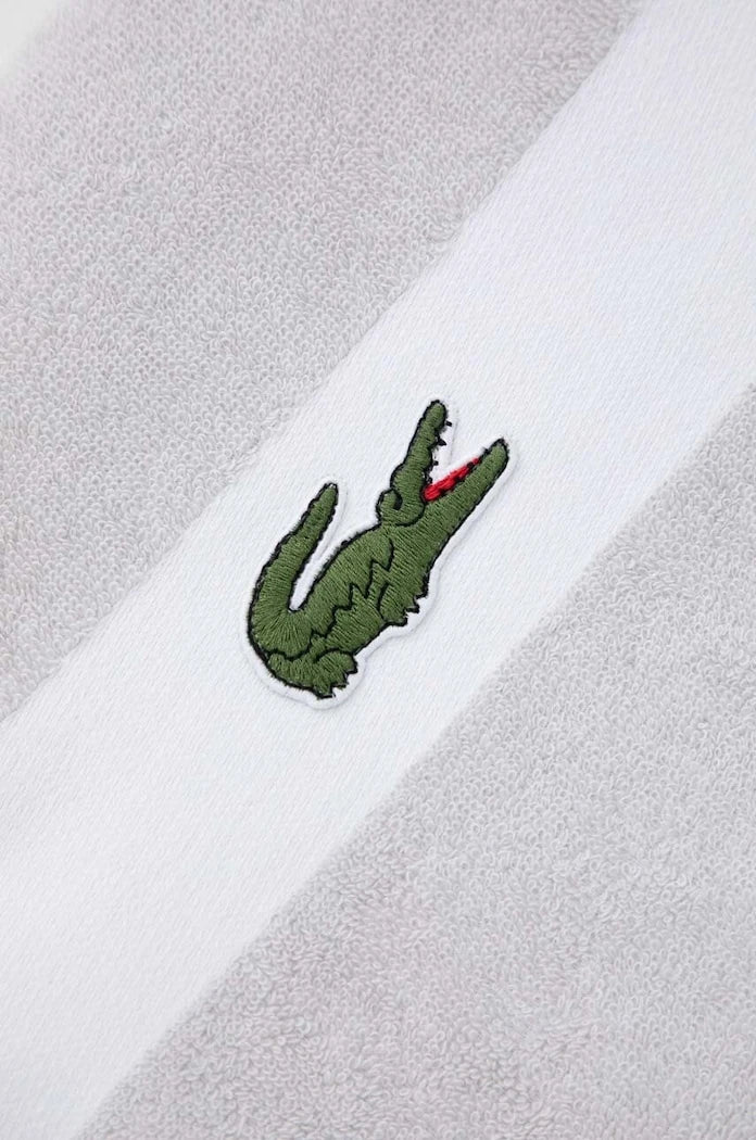 Малка памучна кърпа Lacoste L Casual Argent 55 x 100 cm