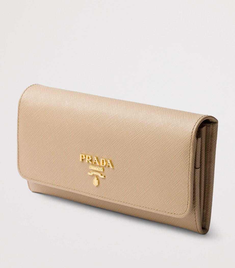 Large Saffiano Leather Wallet