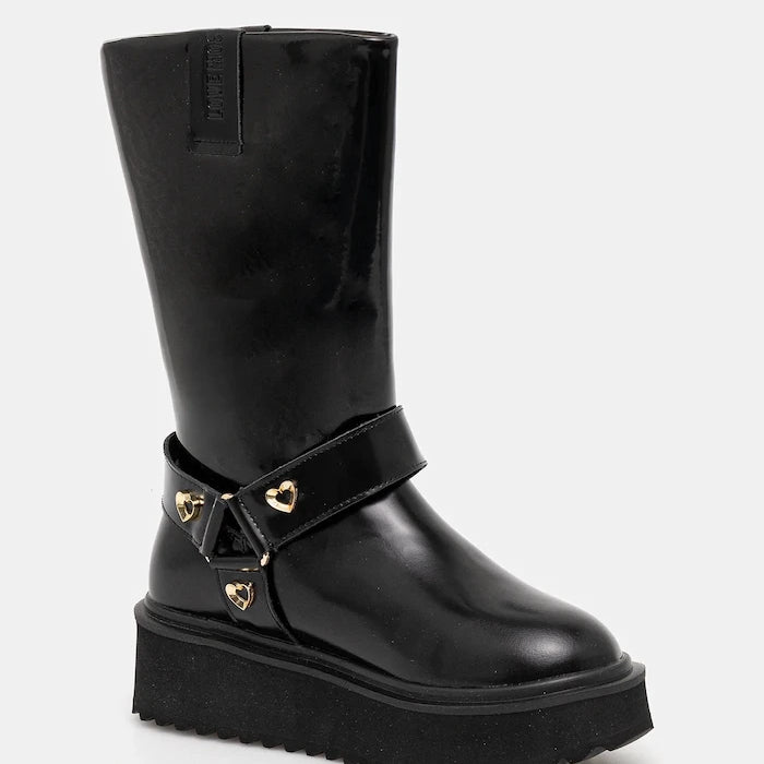 Кожени боти Love Moschino
