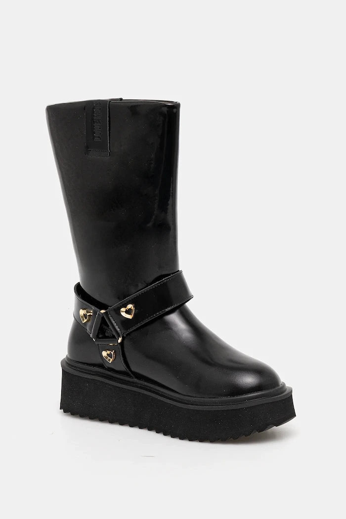 Кожени боти Love Moschino