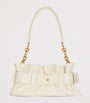 Balmain White Mini Leather Anthem Shoulder Bag