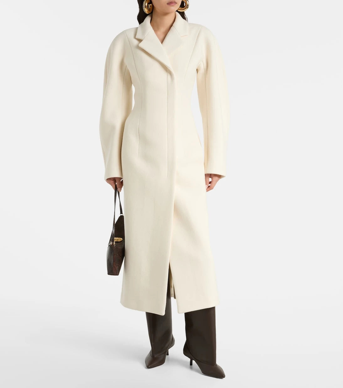 Jacquemus - حذاء Tourni جلدي طويل للركبة