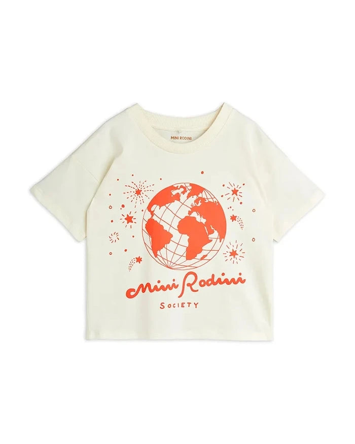 Детска памучна тениска Mini Rodini Mini Rodini society