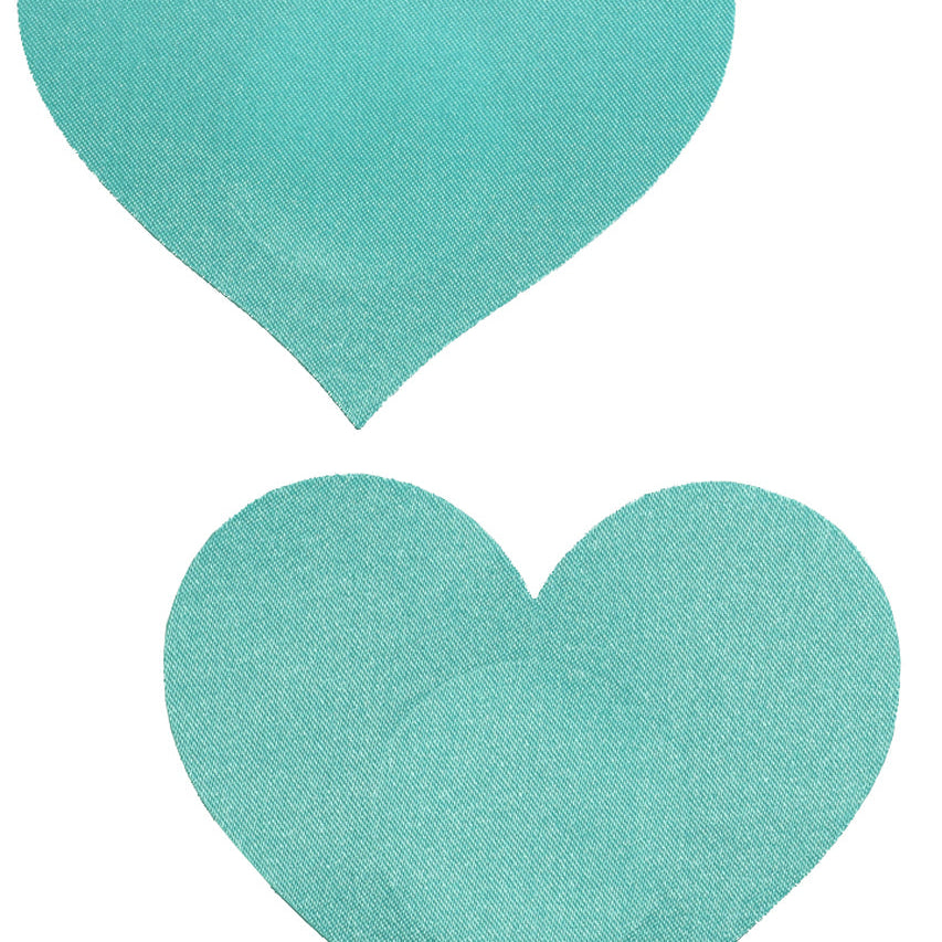 Light Blue Heart Nipple Pasties