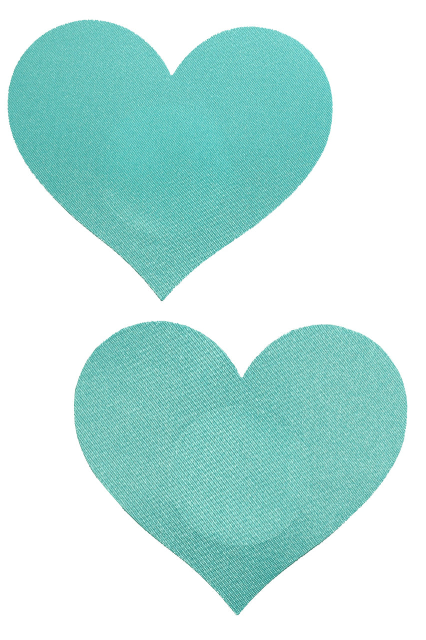 Light Blue Heart Nipple Pasties