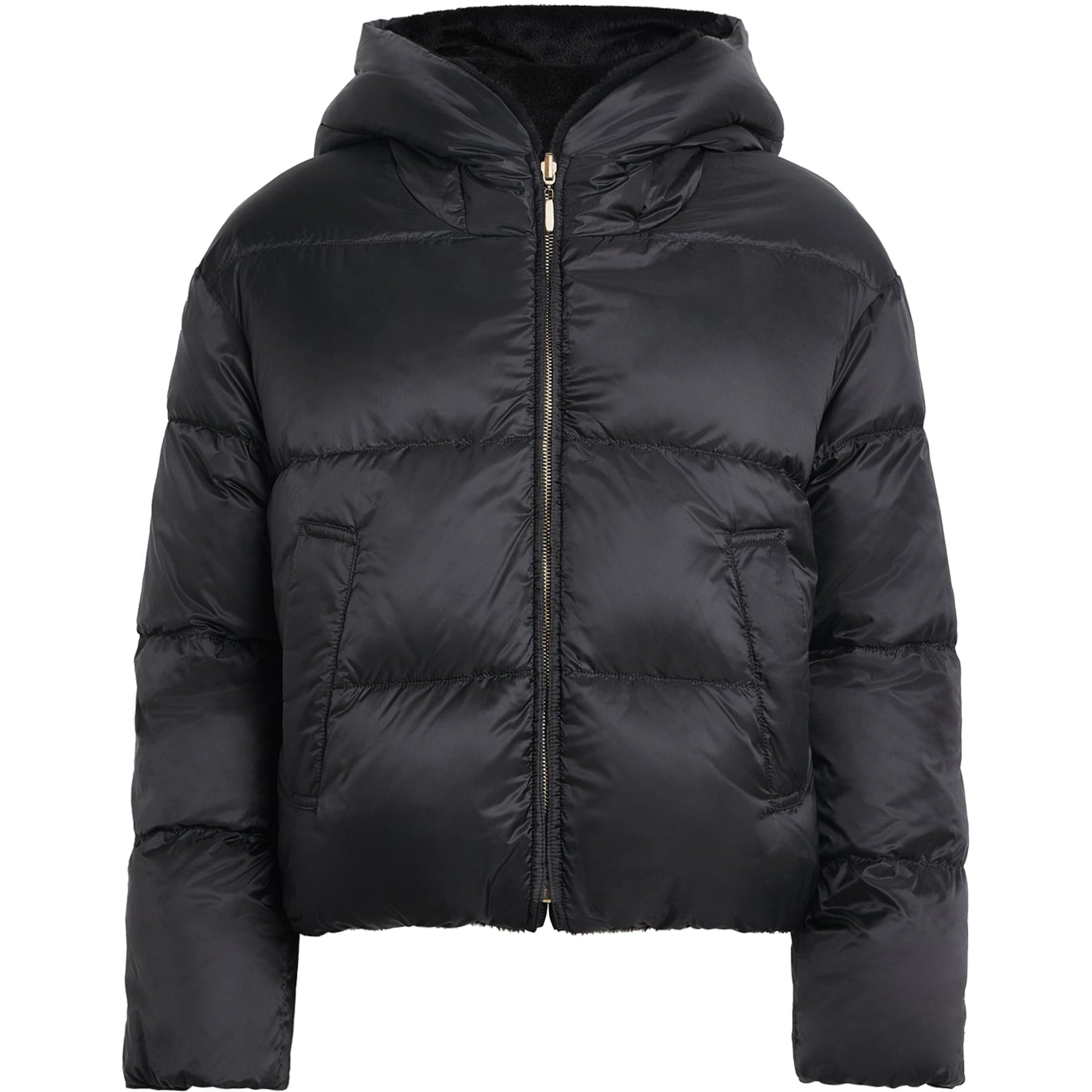 Max Mara Black Reversible Quilted Jacket