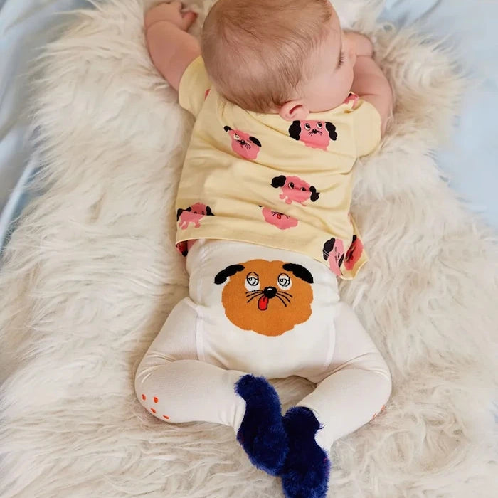 Бебешки чорапогащник Mini Rodini Doggie