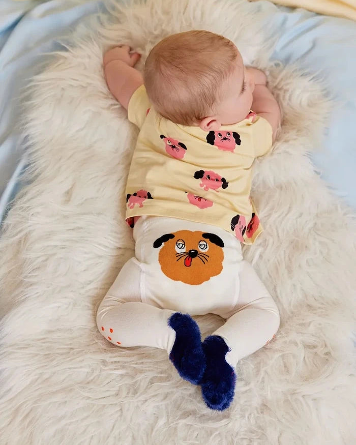 Бебешки чорапогащник Mini Rodini Doggie