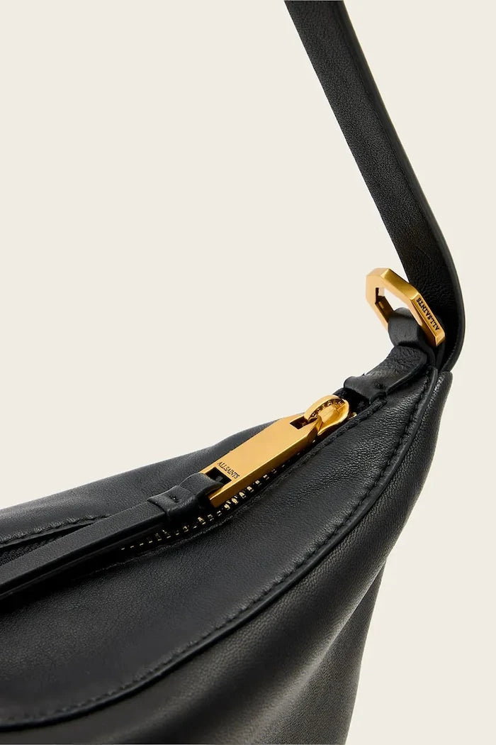 AllSaints чанта crossbody дамска от кожа