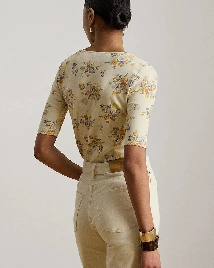 Lauren Ralph Lauren kadın pamuklu polo tişört