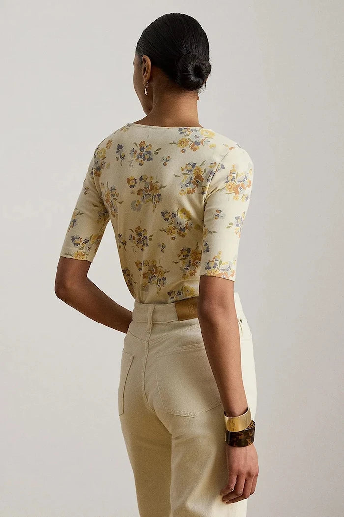 Lauren Ralph Lauren kadın pamuklu polo tişört