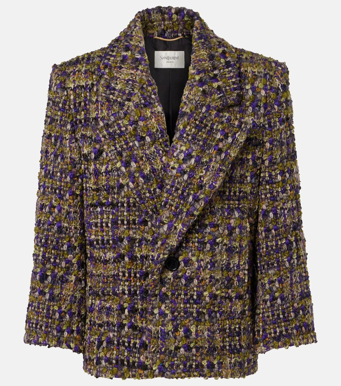 Saint Laurent - Wool-blend tweed blazer