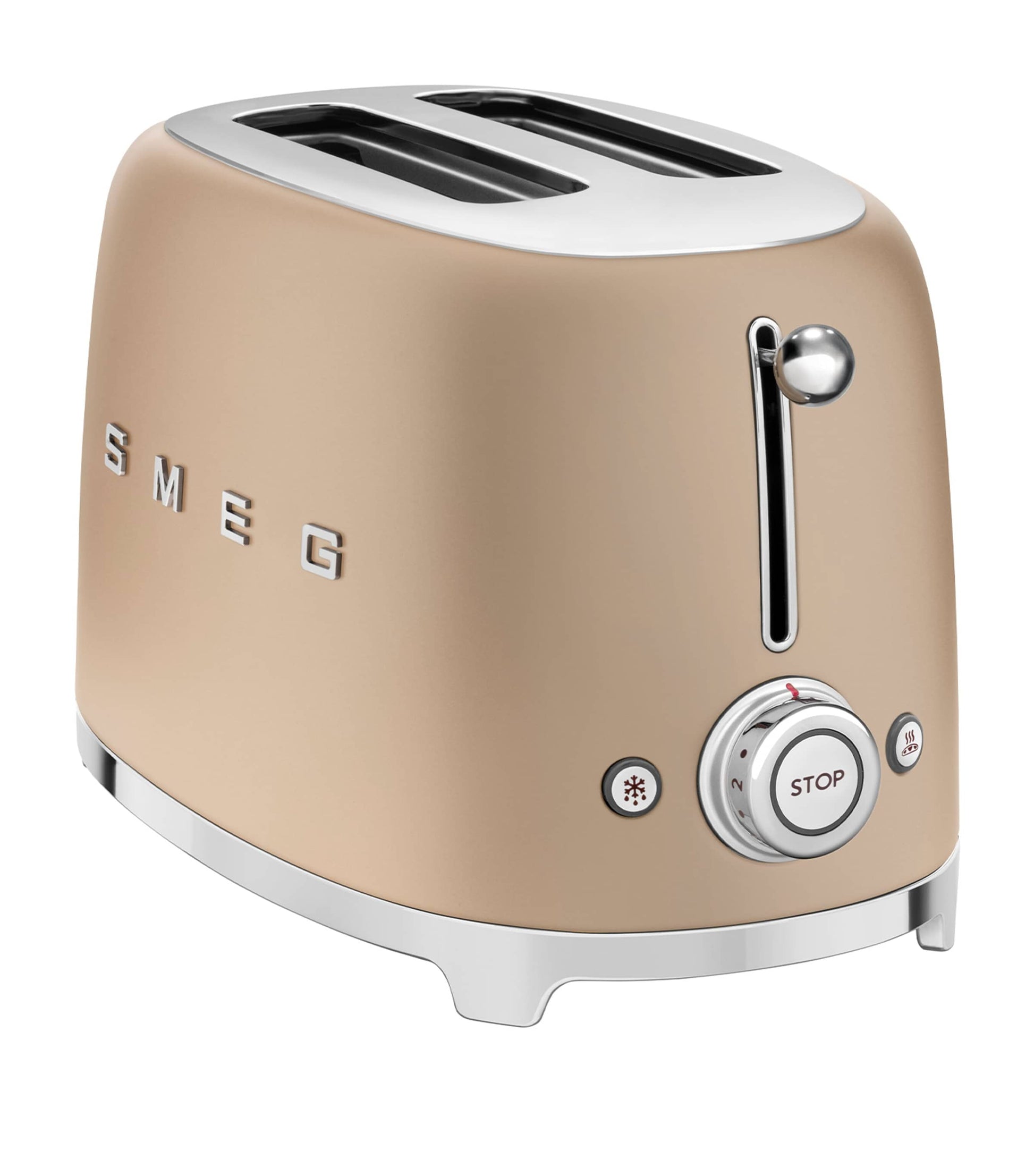 Smeg '50s Style 2-Slot Toaster - Matte Champagne