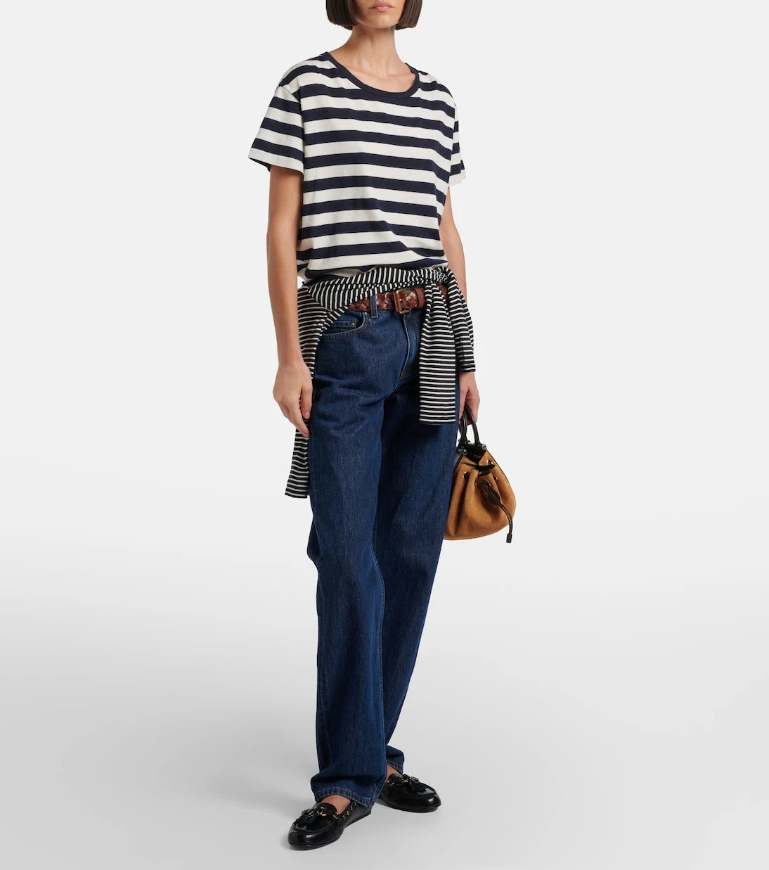 Nili Lotan - Brady striped cotton T-shirt