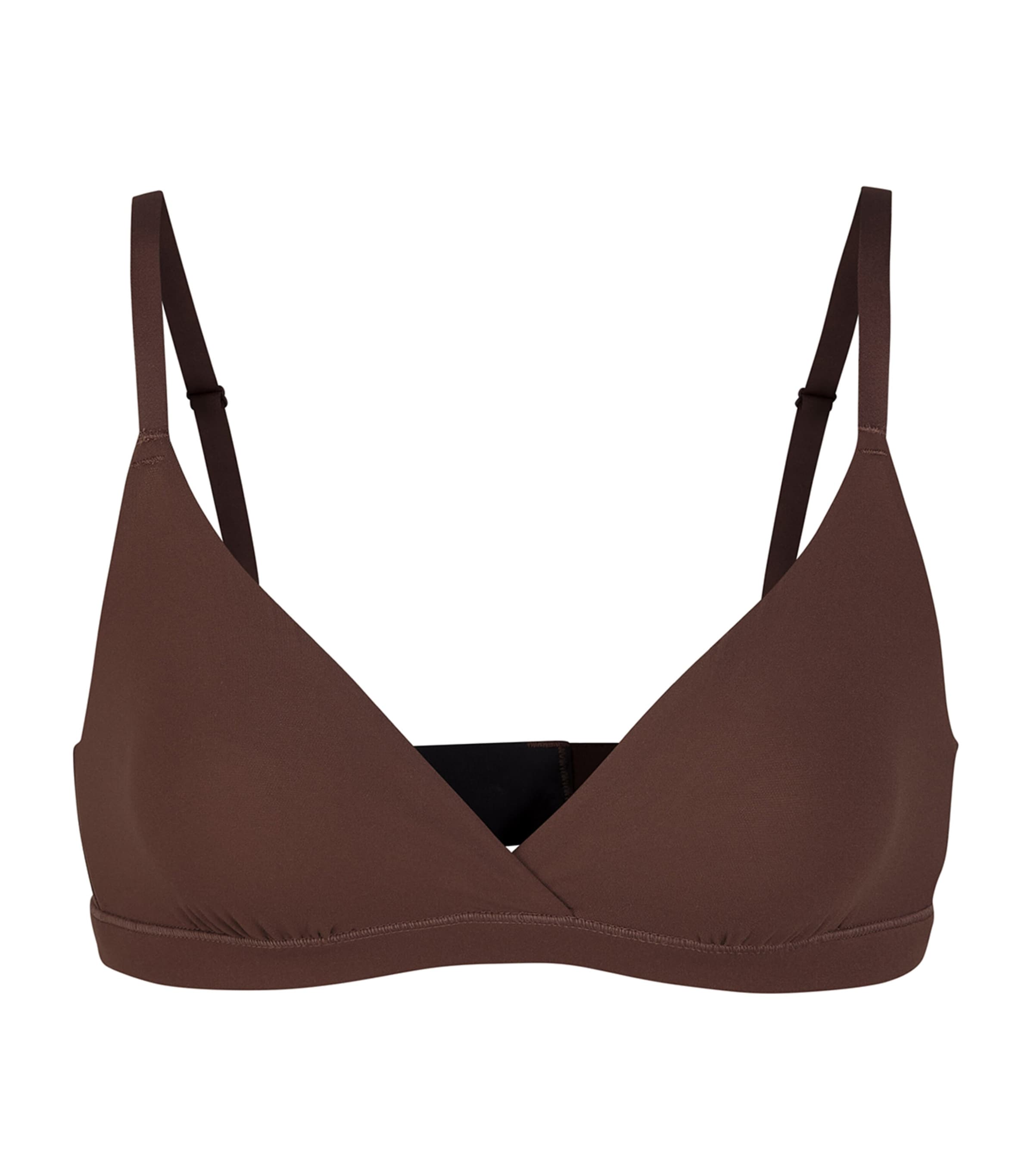 Skims Brown Fits Everybody Triangle Bralette