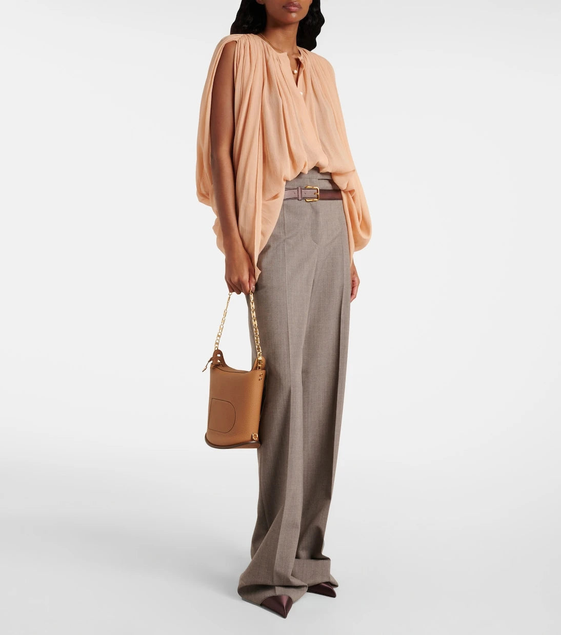 Delvaux - Pin Twist leather shoulder bag