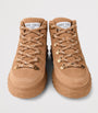Jimmy Choo Beige Diamond Maxi Suede Hiking Boots
