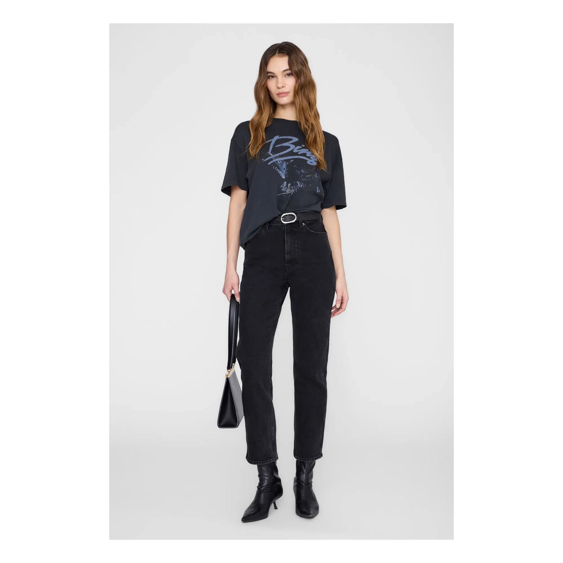 Anine Bing - Kent T-shirt | Black