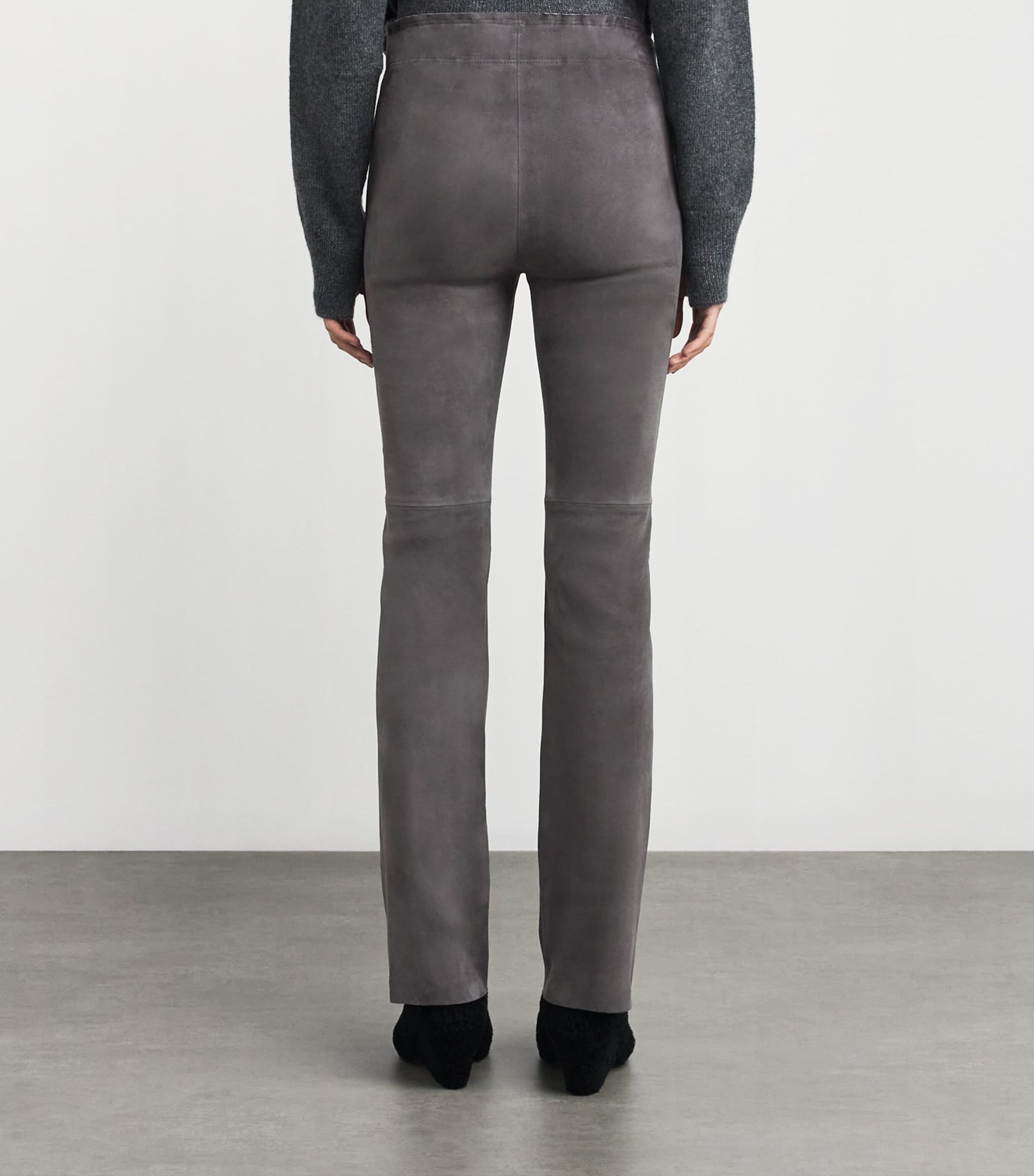 Suede Philine Straight Trousers